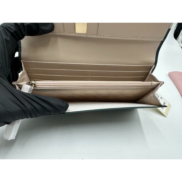 NWT Radley London HOLE LOTTA FUN Large Flap Wallet Dark GREEN Penguins MSRP 148 - Picture 10 of 16